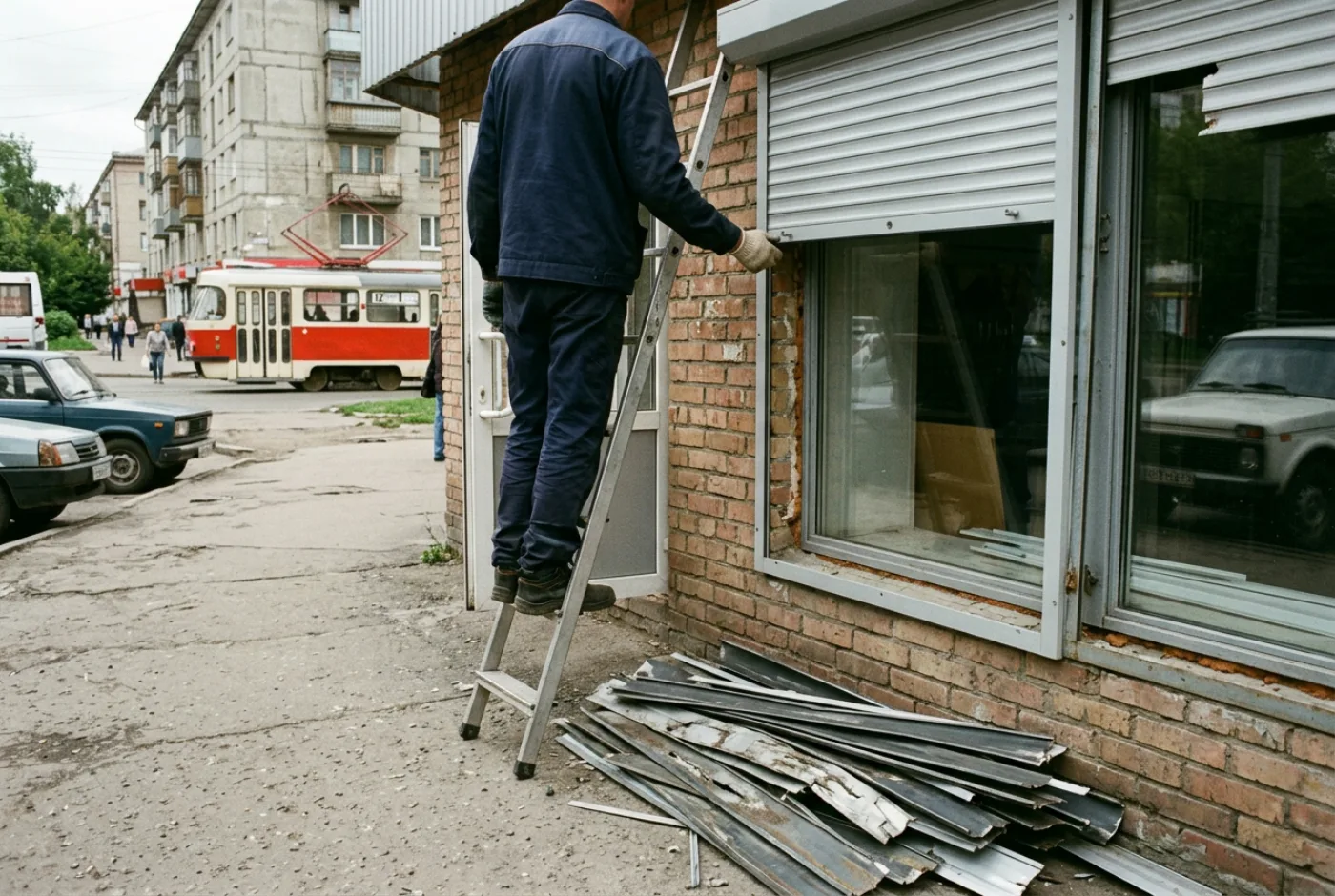 Замена рольставней